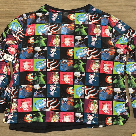 Disney Parks Nightmare Before Christmas Mesh Top w/Cami - Women’s Size 1X - NBC - Picture 3 of 9